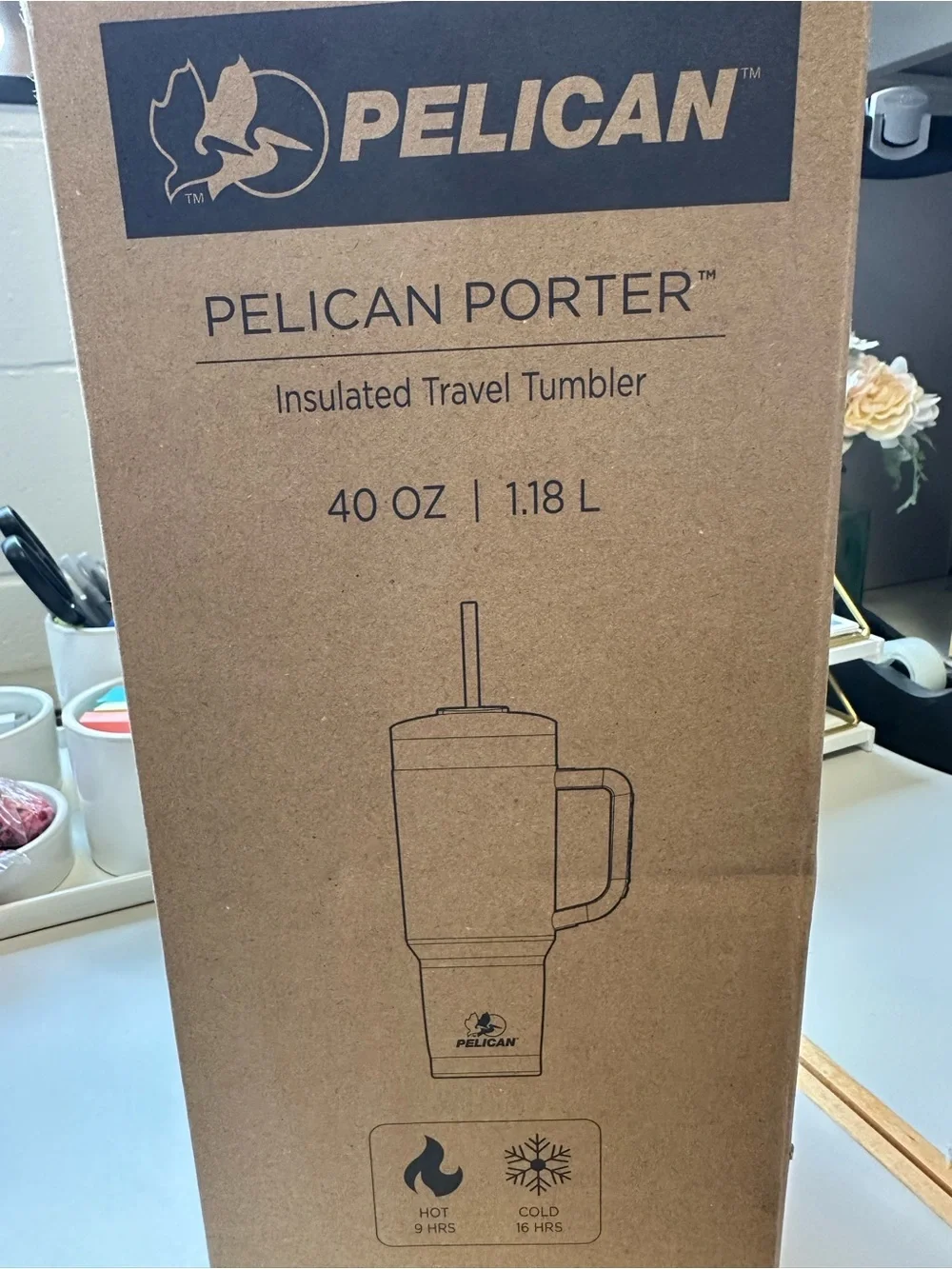 Pelican Porter 40oz. Insulated Tumbler Lilac color